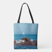 Segeln im Atlantik Tasche (Rückseite)