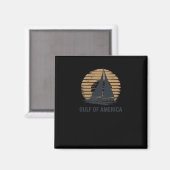 Segeln im Golf von Amerika Magnet (Vorderseite/Rückseite)