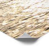 Segeln in den Sonnenuntergang Poster (Ecke)