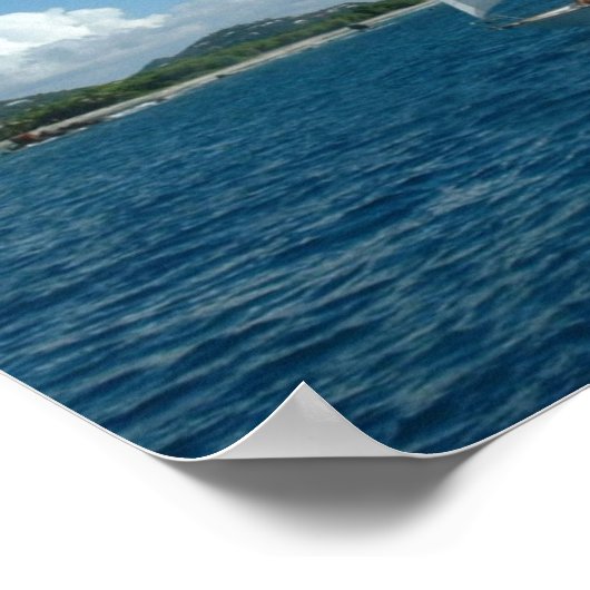 SEGELN! In der Karibik, Poster (Ecke)