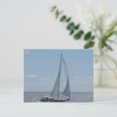 Segeln in der Karibik Postkarte (Stehend Vorderseite)
