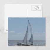 Segeln in der Karibik Postkarte (Vorne/Hinten)