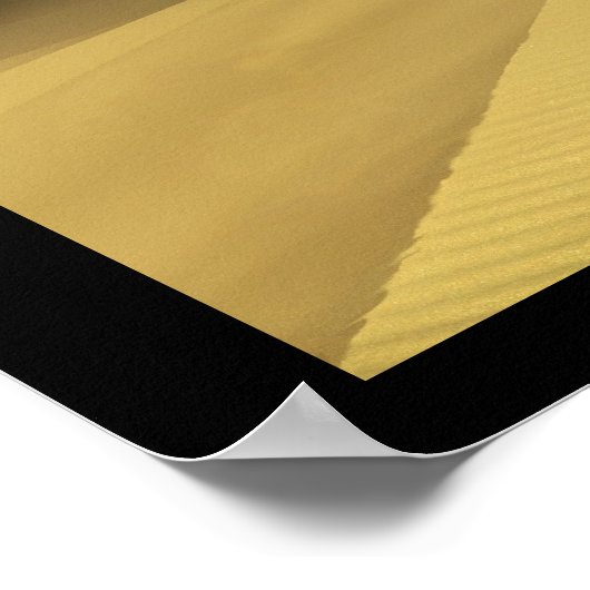 Segeln in der Wüste Poster (Ecke)