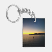 Segeln in die Horizon-Farbfotografie Schlüsselanhänger (Vorderseite links)