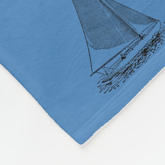 Segeln in einem Knock Fleecedecke (Ecke)