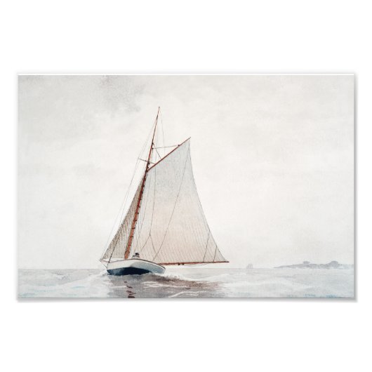Segeln in Gloucester | Winslow Homer Fotodruck (Vorne)