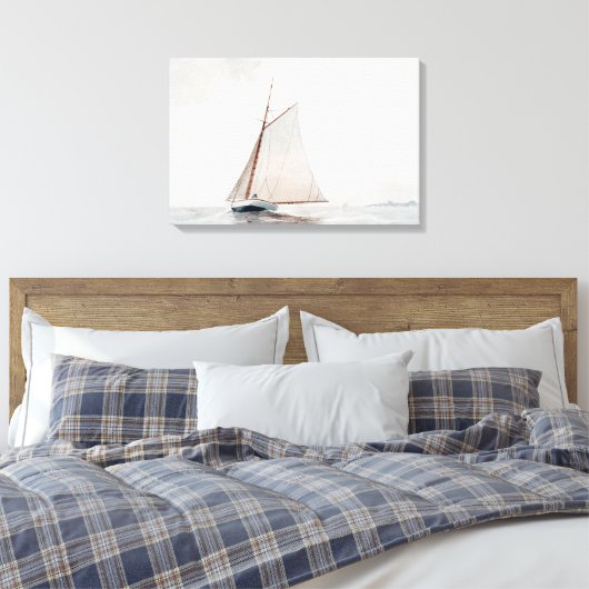 Segeln in Gloucester | Winslow Homer Leinwanddruck (Insitu (Schlafzimmer))