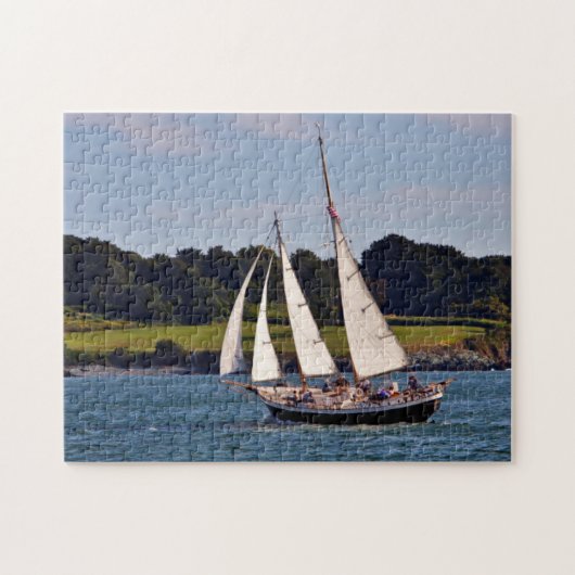 Segeln in Newport, Rhode Island, USA Puzzle (Horizontal)