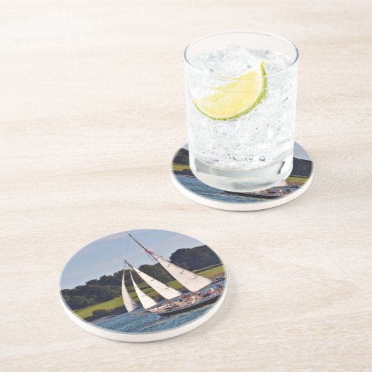 Segeln in Newport, Rhode Island, USA Untersetzer (Seite)