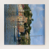 Segeln in Portofino, Italien - 20 x 20 Zoll Puzzle (Horizontal)