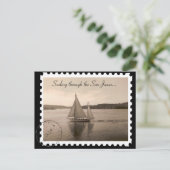 Segeln in San Juans Postkarte (Stehend Vorderseite)