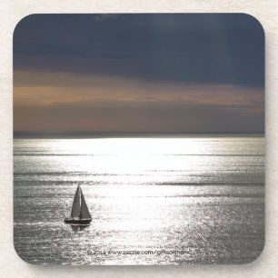 Segeln in Santa Monica - Set von 6 Untersetzer
