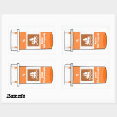 Segeln ist mein Medikament Rechteckiger Aufkleber (Blatt)