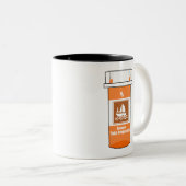 Segeln ist mein Medikament Zweifarbige Tasse (VorderseiteRechts)