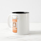 Segeln ist mein Medikament Zweifarbige Tasse (Vorderseite Links)