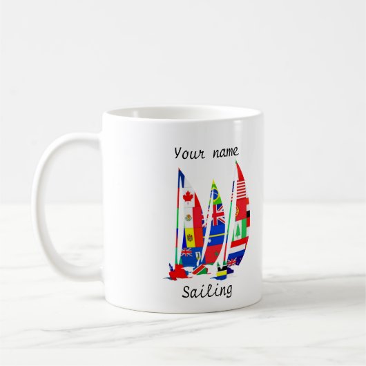Segeln Kaffeetasse (Links)