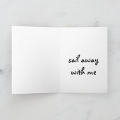 Segeln Karte (Innenseite)