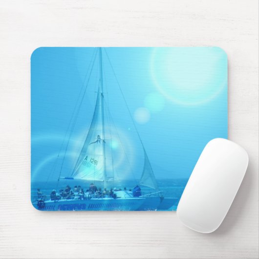 Segeln-Katamaran-Mausunterlage Mousepad (Mit Mouse)