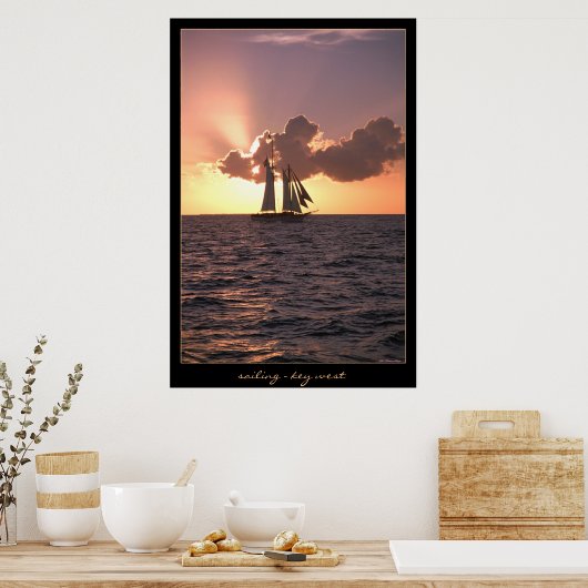 Segeln - Key West Poster (Küche)