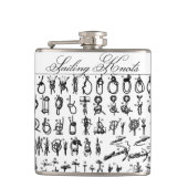 Segeln-Knoten Flachmann (Vorderseite)