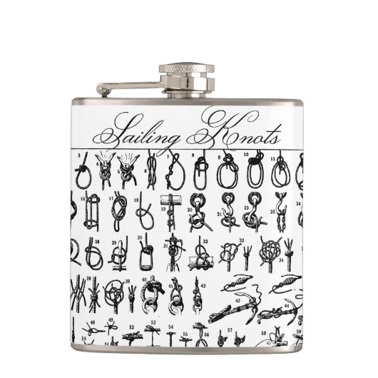 Segeln-Knoten Flachmann (Vorderseite)