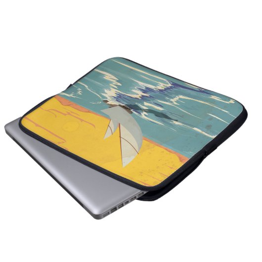 Segeln Laptopschutzhülle (Vorne Knopf)