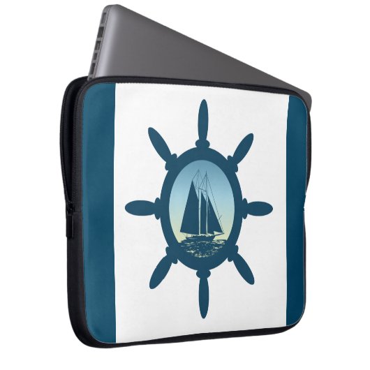 Segeln Laptopschutzhülle (Vorne Rechts)