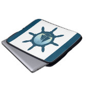 Segeln Laptopschutzhülle (Vorne Knopf)