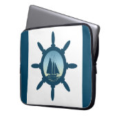 Segeln Laptopschutzhülle (Vorderseite Links)