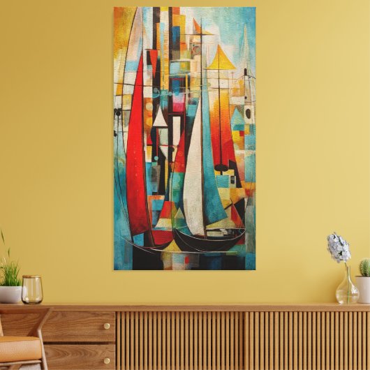 Segeln Leinwanddruck (Insitu (Wohnzimmer))