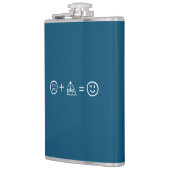 Segeln macht Sie glücklich Flachmann (Links)