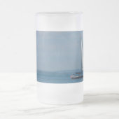 Segeln Mackinac Mattierte Tasse (Mittel)