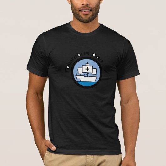 Segeln mit Columbus - T-Shirt (Vorderseite)