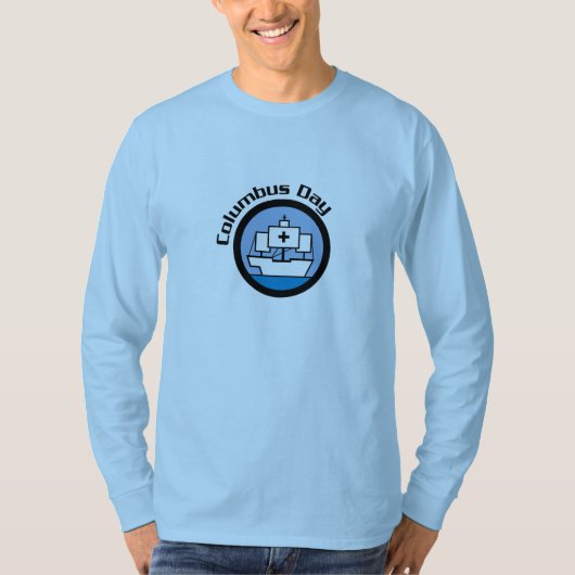 Segeln mit Columbus - T-Shirt (Vorderseite)