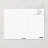 Segeln mit Delphinpostkarte Postkarte (Rückseite)