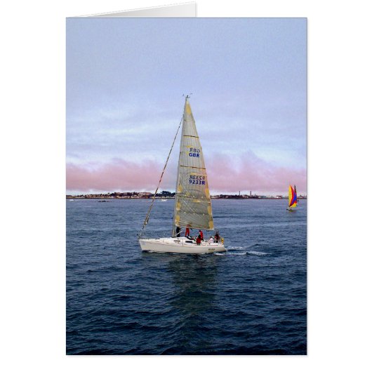 Segeln mit Guernsey-Karte (Vorne)