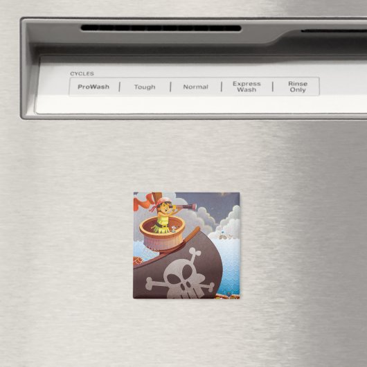 Segeln mit Piraten Magnet (In Situ (Geschirrspüler))