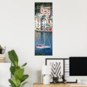 Segeln nach Portofino, Italia Poster 36x12 (Heimbüro)