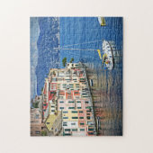 Segeln nach Portofino - Italien Holiday-11x14-252 Puzzle (Vertikal)
