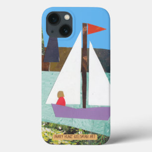 Segeln Nautical Hand-Illustriert Boho Sailboat Case-Mate iPhone Hülle