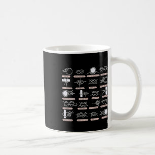 Segeln Nautical Rope Knots Bootsanker Segler Kaffeetasse