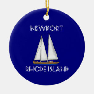 Segeln Newports Rhode Island Keramik Ornament