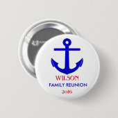 Segeln-oder Kreuzfahrt-Wiedersehen (oder Ereignis) Button (Vorne & Hinten)