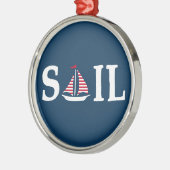 segeln ornament aus metall (Links)