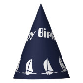 Segeln Partyhütchen (Vorderseite)