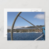 Segeln Postkarte (Vorne/Hinten)