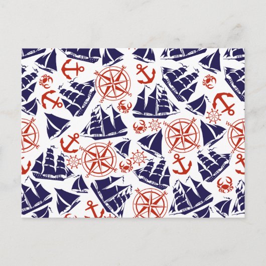 Segeln Postkarte (Vorderseite)