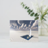 segeln postkarte (Stehend Vorderseite)