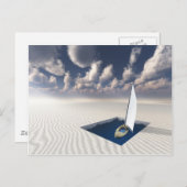 segeln postkarte (Vorne/Hinten)