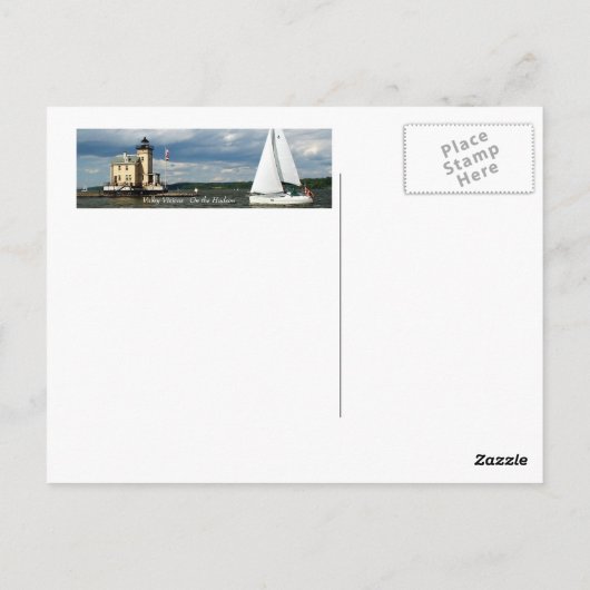 Segeln Postkarte (Rückseite)